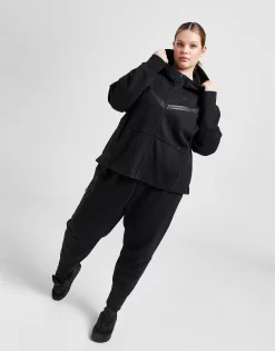 Nike Tech Fleece Full Zip Plus Size Hættetrøje Dame -Damemode Tilbud jd 386316 e