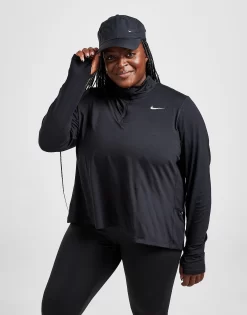 Nike Element Plus Size 1/4 Zip Track Top -Damemode Tilbud jd 456997 d