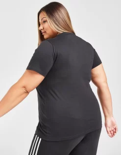 Adidas Core Badge Of Sport Plus Size T-Shirt -Damemode Tilbud jd 459350 c