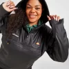Ellesse Lightweight 1/4 Zip Plus Size Rain Jacket