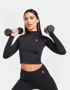 Gym King Core Crop 1/4 Zip Top