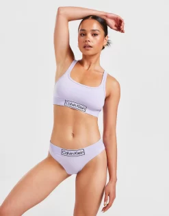 Calvin Klein Underwear Box Logo Bralette -Damemode Tilbud jd 515879 d