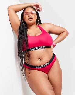 Calvin Klein Swim Tape Plus Size Bikini Bottoms