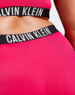 Calvin Klein Swim Tape Plus Size Bikini Bottoms -Damemode Tilbud jd 515915 e