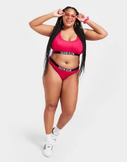 Calvin Klein Swim Tape Plus Size Bikini Bottoms -Damemode Tilbud jd 515915 f