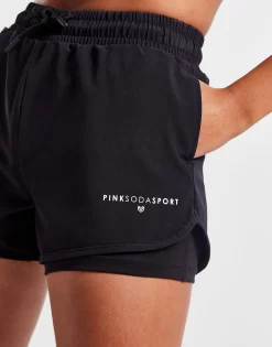 Pink Soda Sport Essential 2-In-1 Shorts 9 Pink Soda Sport Essential 2-In-1 Shorts -Damemode Tilbud jd 518470 d