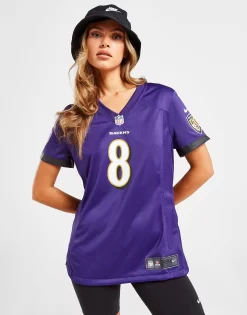 Nike NFL Baltimore Ravens Jackson #8 Jersey -Damemode Tilbud jd 547445 c