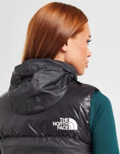 The North Face Logo Hooded Padded Gilet -Damemode Tilbud jd 549767 f