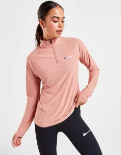 Berghaus Logo 1/4 Zip Top -Damemode Tilbud jd 553069 c