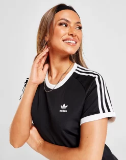 Adidas Originals 3-Stripes Slim T-Shirt Dame 9 Adidas Originals 3-Stripes Slim T-Shirt Dame -Damemode Tilbud jd 558108 d