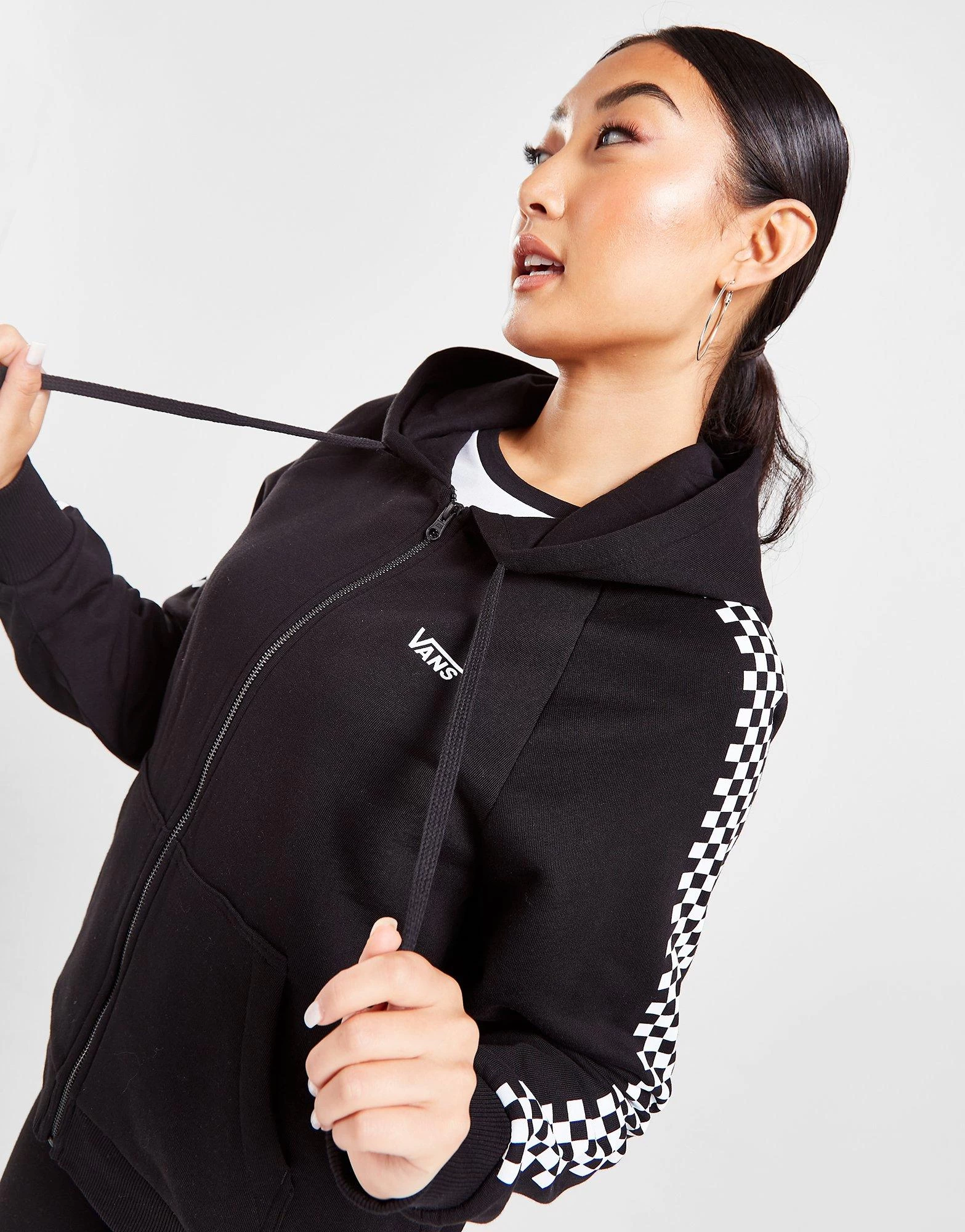 Vans Checkerboard Full Zip Hoodie 3 Vans Checkerboard Full Zip Hoodie - Billede 3