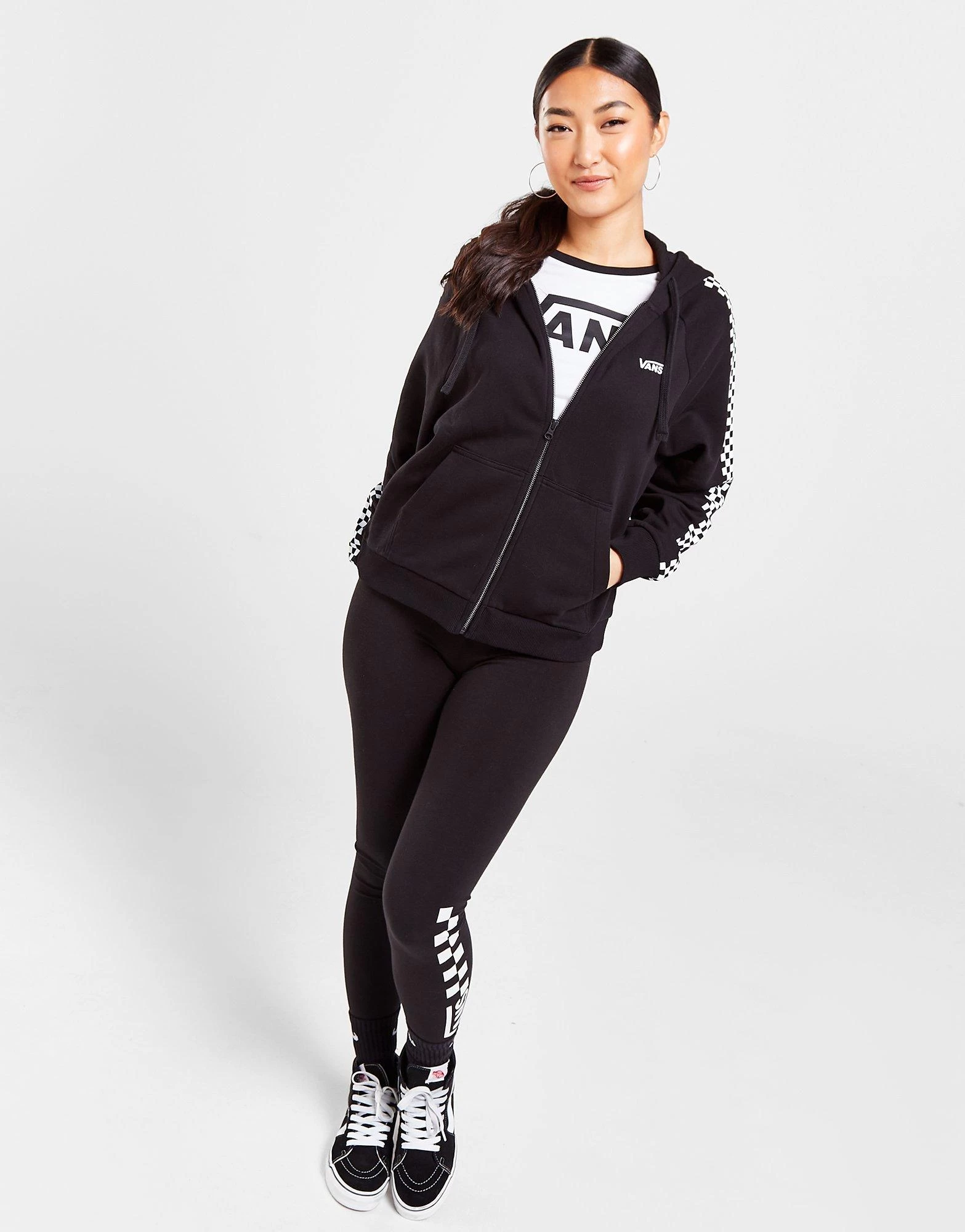 Vans Checkerboard Full Zip Hoodie 4 Vans Checkerboard Full Zip Hoodie - Billede 4