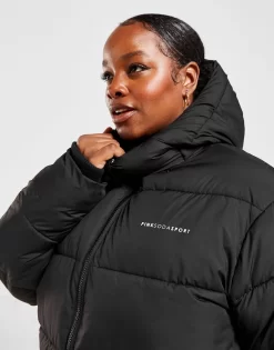 Pink Soda Sport Plus Size Calabria Padded Jacket -Damemode Tilbud jd 598520 f