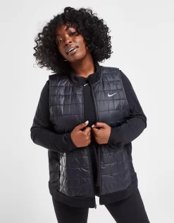 Nike Plus Size Synthetic Gilet -Damemode Tilbud jd 600258 e