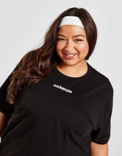 McKenzie Plus Size Logo Boyfriend T-Shirt -Damemode Tilbud jd 602729 c
