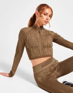 Puma FormKnit 1/4 Zip Top -Damemode Tilbud jd 603052 d