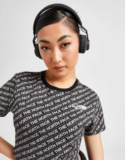 The North Face All Over Print Slim T-Shirt Dame -Damemode Tilbud jd 610221 d