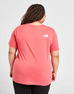 The North Face Plus Size Simple Dome T-Shirt -Damemode Tilbud jd 612509 c