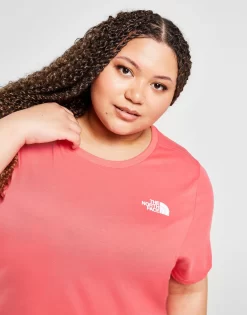 The North Face Plus Size Simple Dome T-Shirt -Damemode Tilbud jd 612509 d