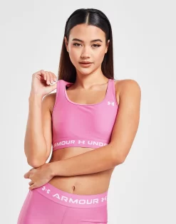 Under Armour HeatGear Logo Band Sports Bra -Damemode Tilbud jd 613245 d