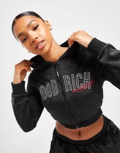 Hoodrich Stage Velour Full Zip Hoodie -Damemode Tilbud jd 614702 c