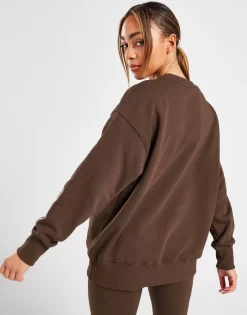 Nike Fleece Varsity Oversized Crew Sweatshirt -Damemode Tilbud jd 614709 c