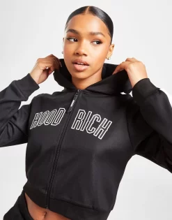 Hoodrich Felt Poly Full Zip Hoodie -Damemode Tilbud jd 614903 e