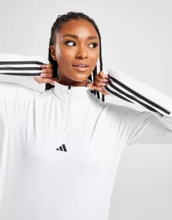 Adidas Hyperglam 1/4 Zip Top -Damemode Tilbud jd 618158 e