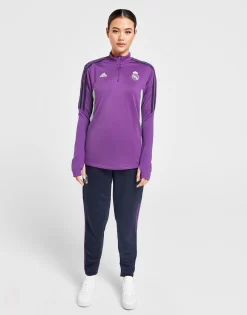 Adidas Real Madrid 1/4 Zip Training Top -Damemode Tilbud jd 619930 d