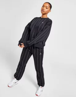 Jordan Pinstripe Crew Sweatshirt -Damemode Tilbud jd 621130 e