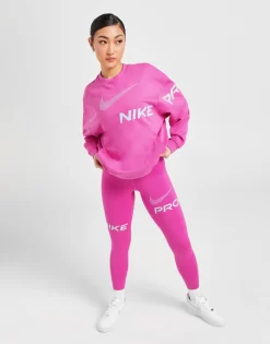 Nike Training Pro Graphic Crew Sweatshirt -Damemode Tilbud jd 622028 e