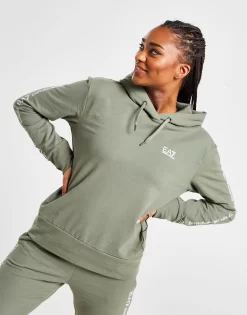 Emporio Armani EA7 Overhead Hoodie Tape Tracksuit -Damemode Tilbud jd 622885 d