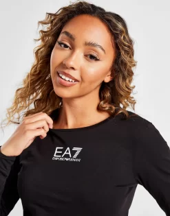 Emporio Armani EA7 Eagle Long Sleeve T-Shirt -Damemode Tilbud jd 622892 c