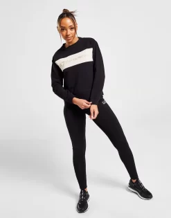 Emporio Armani EA7 Colour Block Crew Sweatshirt -Damemode Tilbud jd 622894 e
