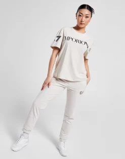 Emporio Armani EA7 Oversized Logo T-Shirt -Damemode Tilbud jd 622896 d