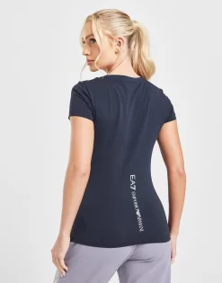 Emporio Armani EA7 Logo T-Shirt -Damemode Tilbud jd 622931 d