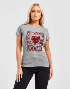 Official Team Wales 1876 T-Shirt -Damemode Tilbud jd 624228 c