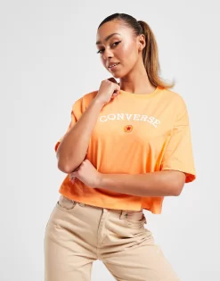 Converse Small Logo Chuck T-Shirt -Damemode Tilbud jd 625155 c