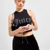 JUICY COUTURE Diamante Hem Tank Top