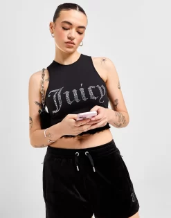 JUICY COUTURE Diamante Hem Tank Top