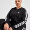 Adidas Originals Plus Size 3-Stripes California Long Sleeve T-Shirt