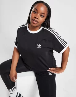 Adidas Originals 3-Stripes California Plus Size T-Shirt