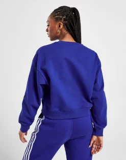 Adidas Originals 3 Stripes Boxy Crew Sweatshirt -Damemode Tilbud jd 628447 c