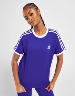 Adidas Originals 3-Stripes California T-Shirt -Damemode Tilbud jd 628455 d