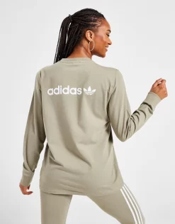 Adidas Originals Linear Long Sleeve T-Shirt -Damemode Tilbud jd 628501 d