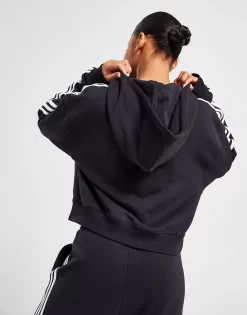 Adidas Badge Of Sport 3-Stripes Full Zip Hoodie Dame -Damemode Tilbud jd 628505 c