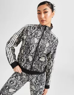 Adidas Originals All Over Print Snake Track Top -Damemode Tilbud jd 628526 d