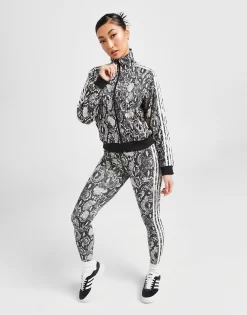 Adidas Originals All Over Print Snake Track Top -Damemode Tilbud jd 628526 f