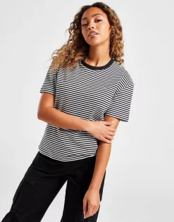 Fred Perry Striped T-Shirt Women's -Damemode Tilbud jd 632168 d