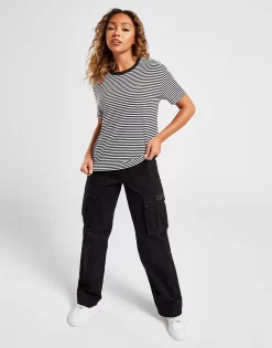 Fred Perry Striped T-Shirt Women's -Damemode Tilbud jd 632168 e